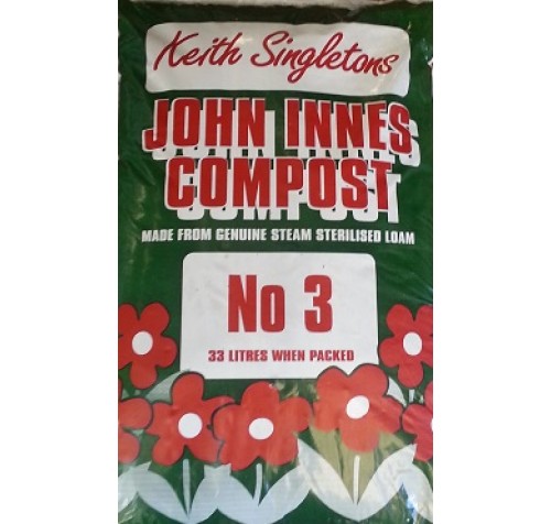 33 Litre John Innes N0 3 Compost (Loam-based) - PALLET DEALS